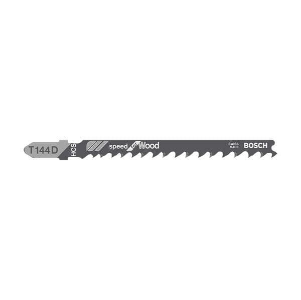 Bosch Conjunto Professional Jigsaw Blades T 144 D 100 Mm 25 Unidades Preto