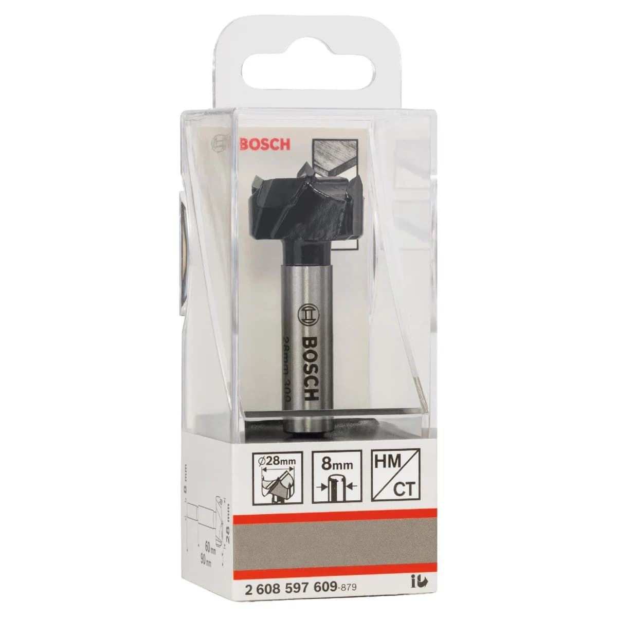 Broca para furos de charneira HM refª 2608597609 BOSCH - 2608597609 - Ferramentaspro.pt