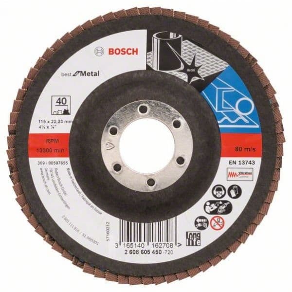 Bosch Disco Lamelado 115x22mm G40 Top 2.608.605.450