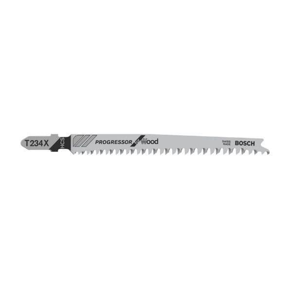 Bosch Conjunto Professional T 234 X Progressor Wood Lâmina de Serra Tico-Tico 25 Unidades Prateado