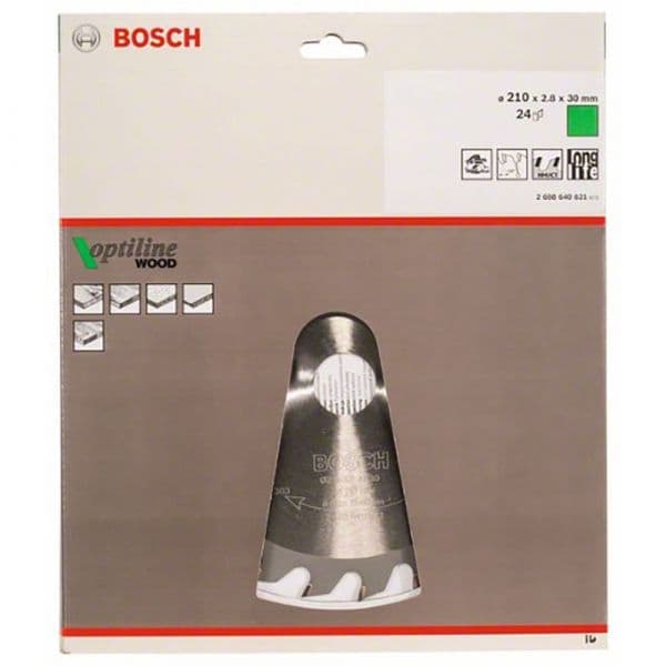 Bosch Professional Op Wo H 210x30-24 Multimaterial Circular Disc Prateado