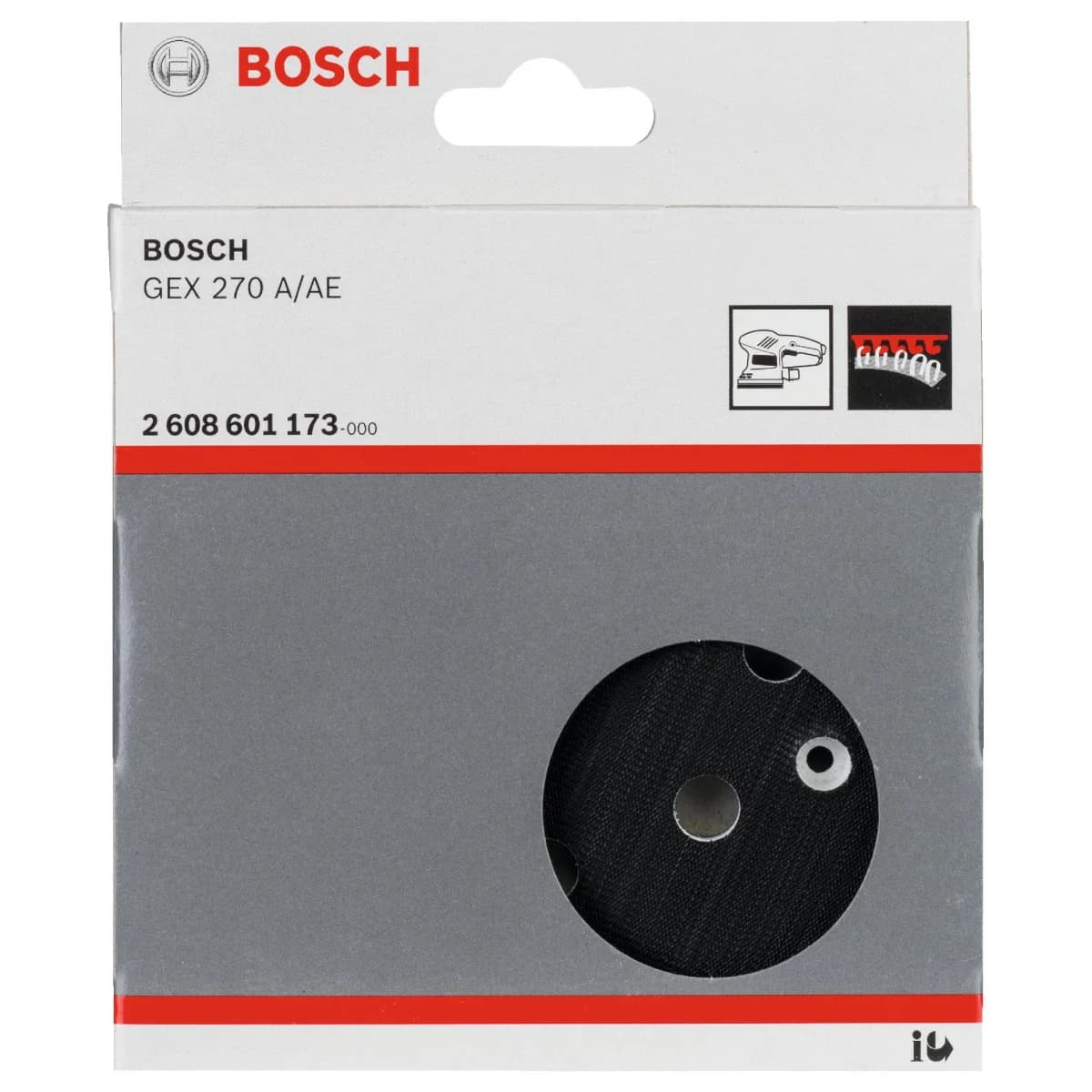 Prato de lixar refª 2608601173 BOSCH - 2608601173 - Ferramentaspro.pt