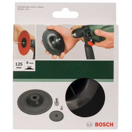 Prato de lixar para berbequins, 125 mm, sistema de aperto refª 2609256281 BOSCH