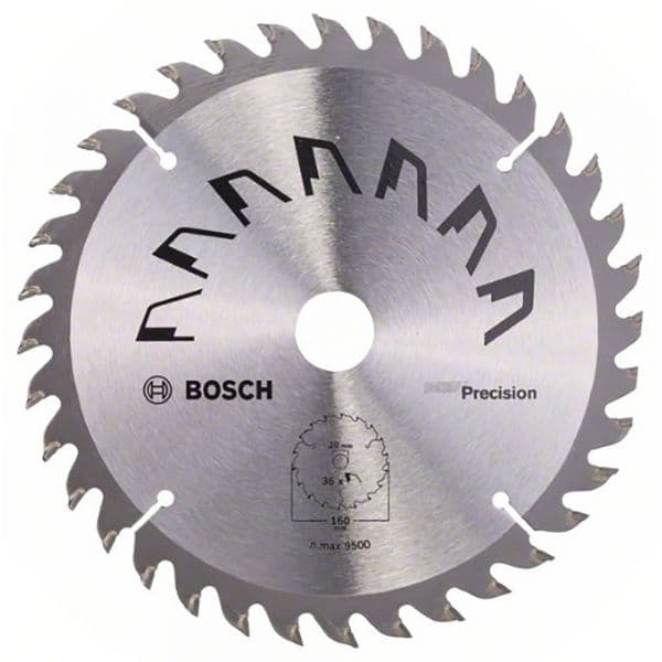 Bosch Professional Gp Wo H 160x20-36 Circular Saw Blade Prateado
