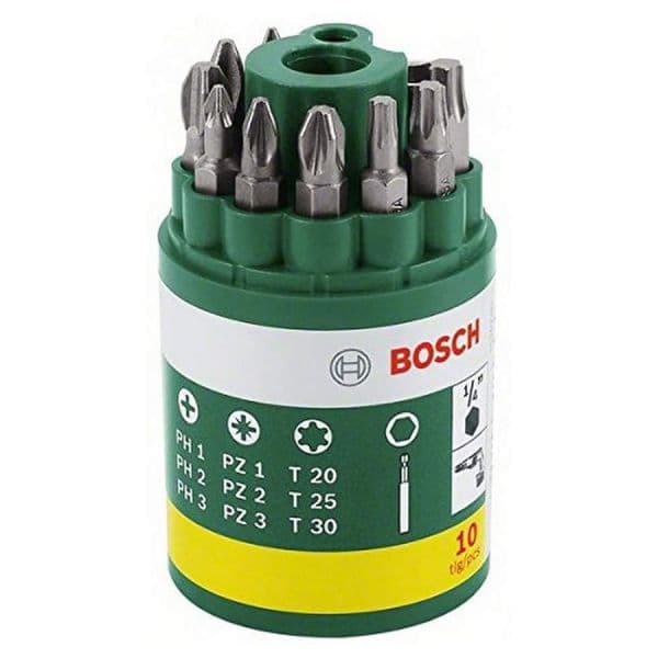 Bosch Conjunto Professional Pontas e Bits 10 Peças - 2607019452