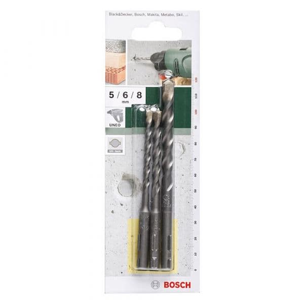 Bosch 3 Brocas Betão
