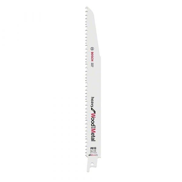Bosch Conjunto Professional S 1110 Vf Heavy Wood e Metal Blade Corte de Serra 25 Unidades Transparente