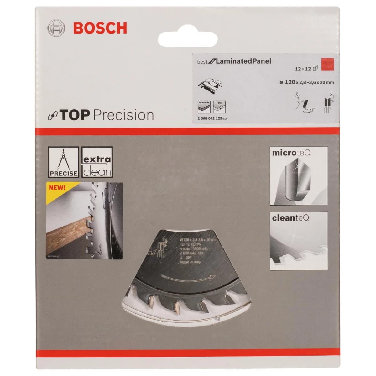 Disco de serra incisora Top Precision Laminated Panel refª 2608642129 BOSCH - 2608642129 - Ferramentaspro.pt