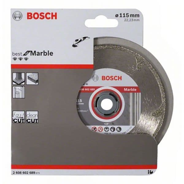 Bosch Professional 115x2.2x3 Mm Diamond Disc Marble Prateado