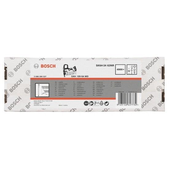 Prego de acabamento DA, SK64-34 63NR refª 2608200527 BOSCH
