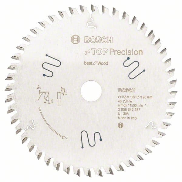 Bosch Disco de Corte Top Precision Best for Multi Material 165x20x56D