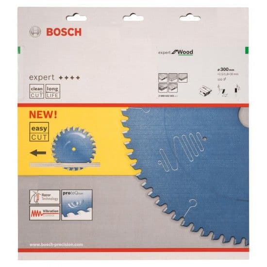 Bosch Lâmina de Serra Circular Expert for Wood 300 mm 100 Dentes