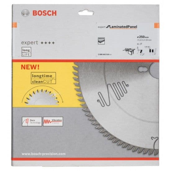 Bosch Disco de Serra Circular 250x30mm 80D 2608642516 - BS2608642516