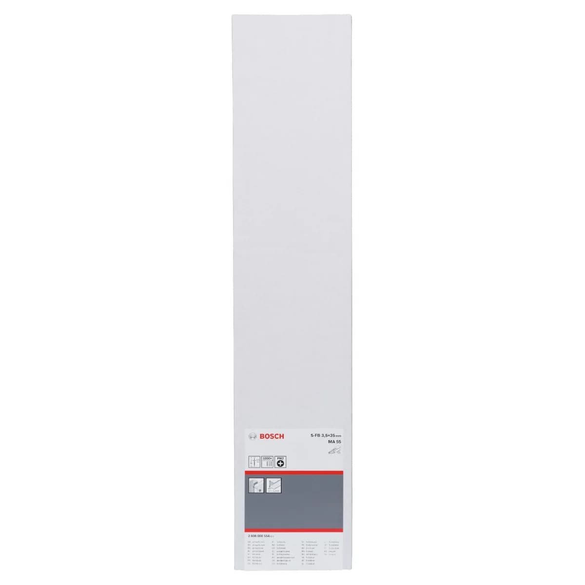 Parafuso para gesso-cartonado, rosca fina com ponta de perfuração de 3,5x35 refª 2608000554 BOSCH - 2608000554 - Ferramentaspro.pt