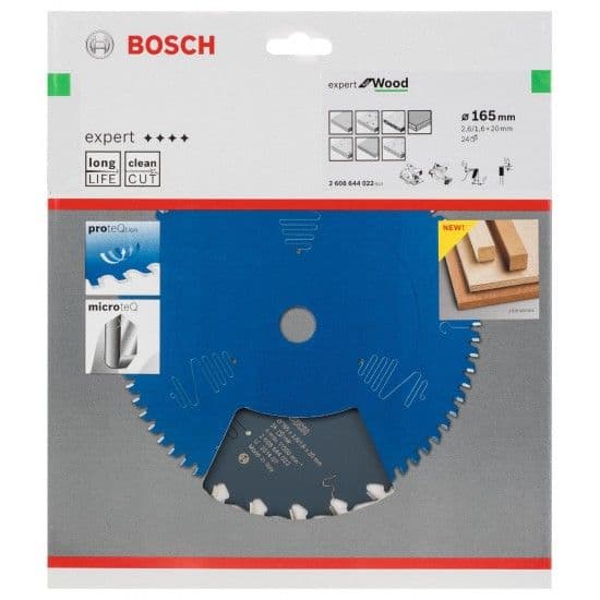 Bosch Professional Ex Wo H 165x20-24 Circular Saw Blade Azul