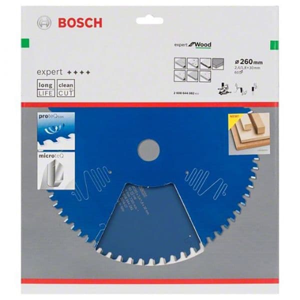 Bosch Professional Ex Wo B 260x30-60 Circular Saw Blade Prateado