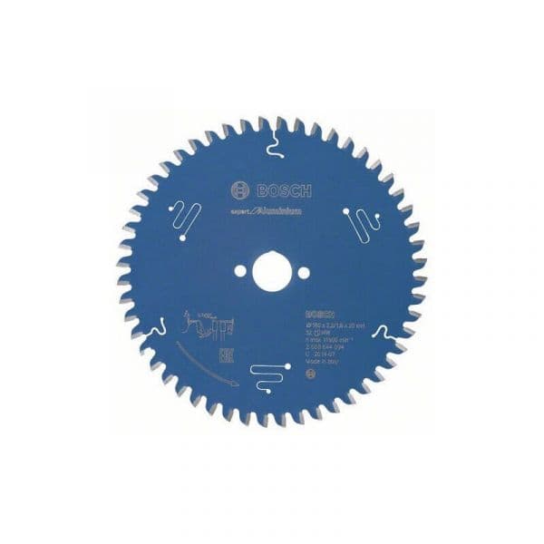 Bosch Professional Ex Al H 160x20-52 Lâmina De Serra Circular Azul