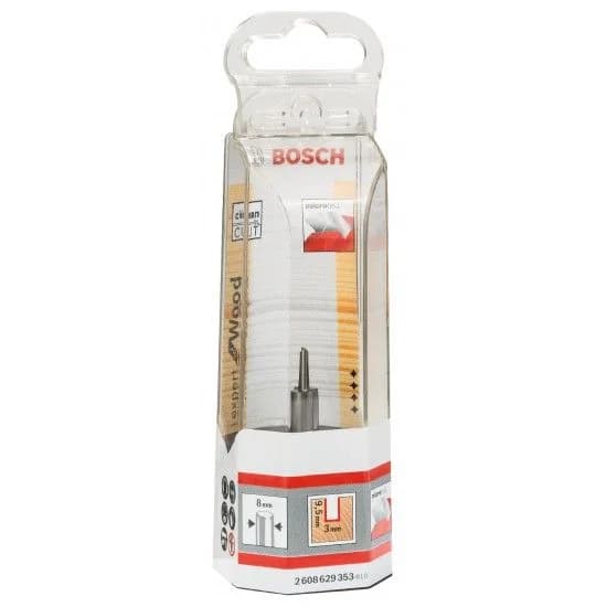 Fresa direita Expert for Wood, carboneto maciço, 8 mm, D1 3 mm, L 9,5 mm, G 50,7 mm refª 2608629353 BOSCH - 2608629353 - Ferramentaspro.pt