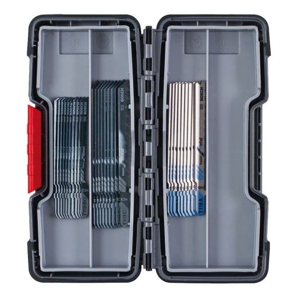 Bosch Conjunto Professional Jigsaw Blade Kit Wood e Metal 30 Unidades Cinzento