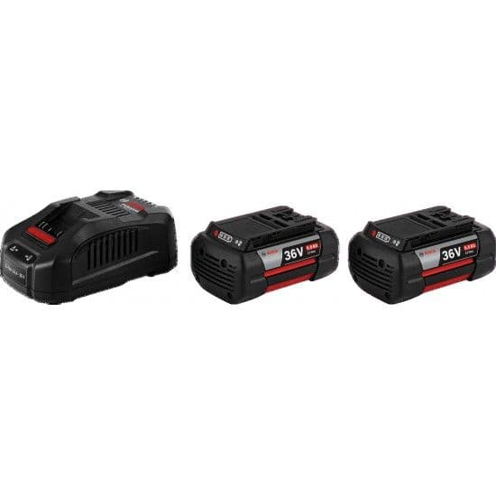 Bosch Conjunto de iniciação 2 baterias 36V 6,0 Ah + carregador 36V - 6,0 Ah - 1600A00L1U