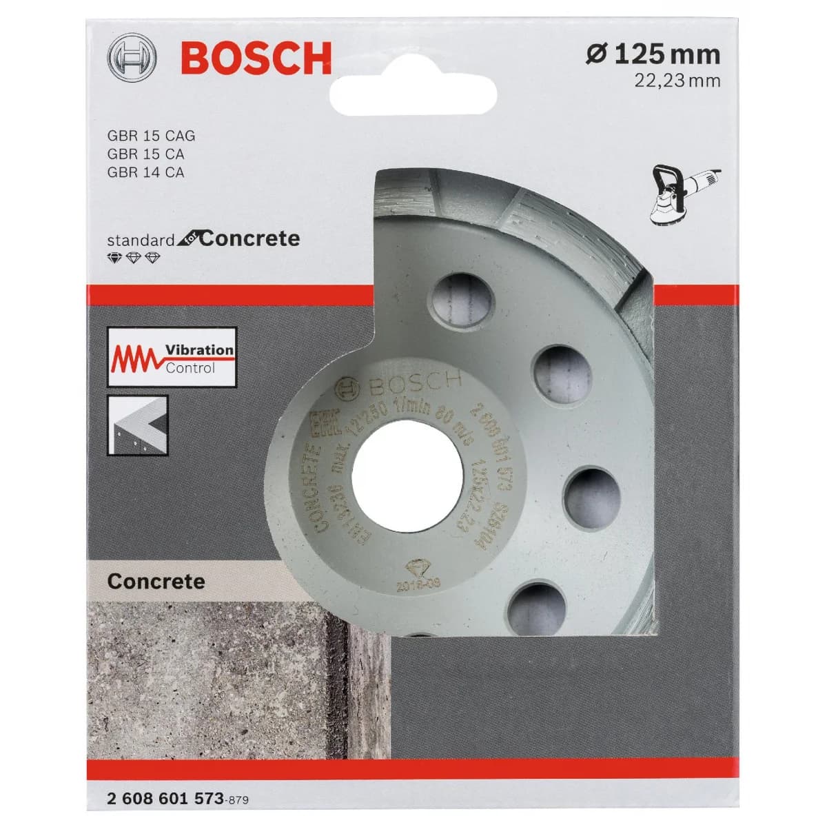 Mó abrasiva de diamante Standard for Concrete125x22,23x5 refª 2608601573 BOSCH - 2608601573 - Ferramentaspro.pt