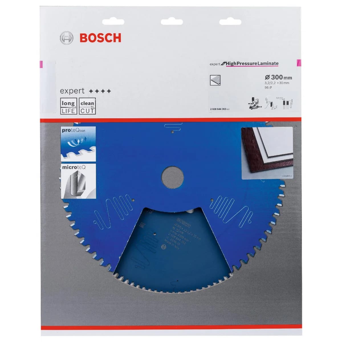 Discos de serra circular Expert for High Pressure Laminate 300x30-96 refª 2608644362 BOSCH - 2608644362 - Ferramentaspro.pt