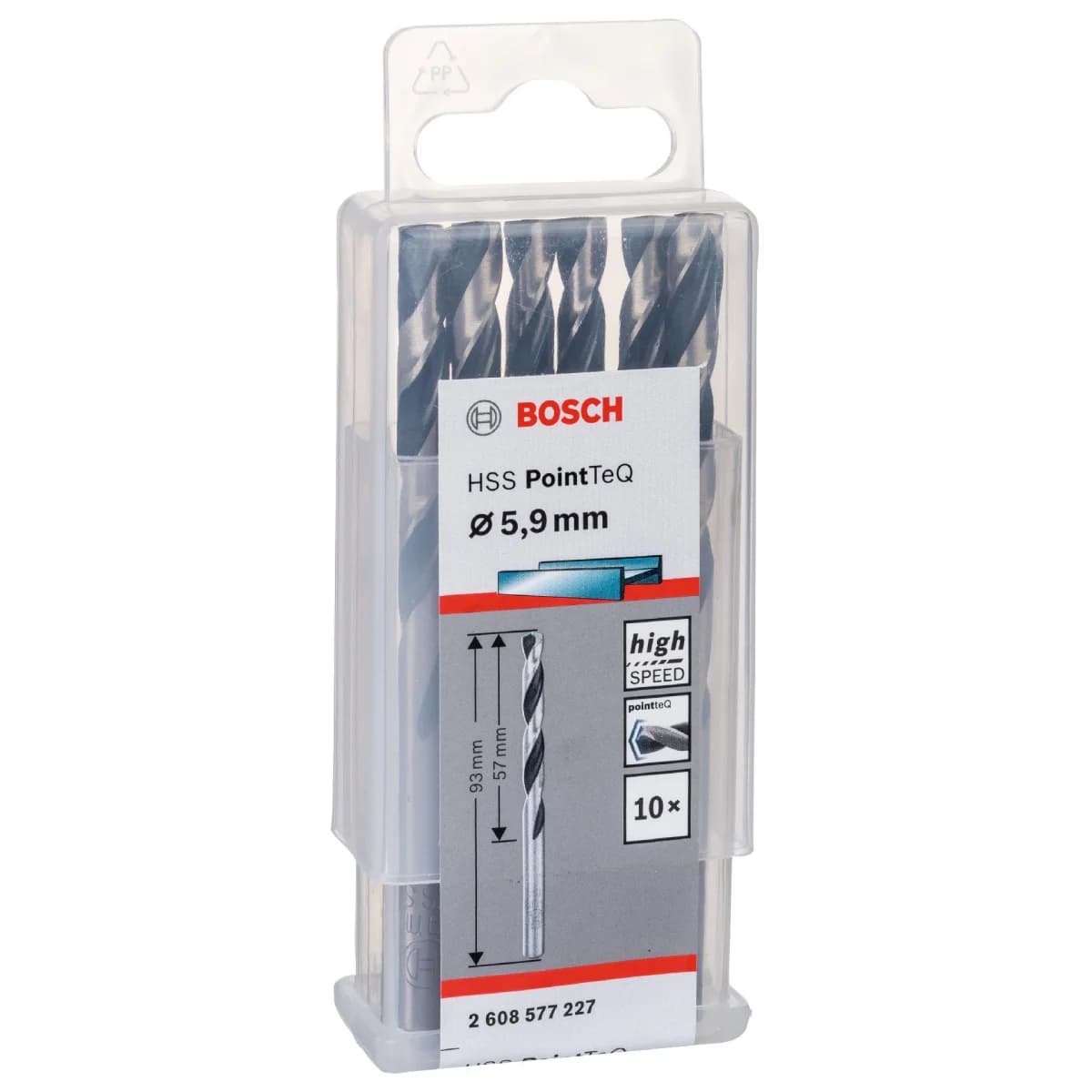 Broca helicoidal HSS PointTeQ 5,9 mm refª 2608577227 BOSCH - 2608577227 - Ferramentaspro.pt