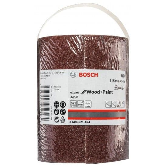 Bosch Lixa J450 Expert for Wood and Paint, 115 mm x 5 m, G60