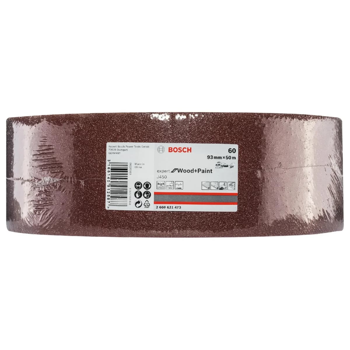 Lixa J450 Expert for Wood and Paint, 93 mm X 50 m, G60 refª 2608621473 BOSCH - 2608621473 - Ferramentaspro.pt