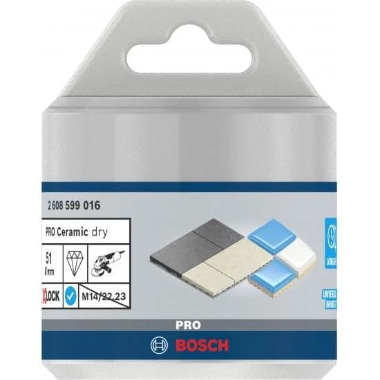 Coroa de furar para seco PRO Ceramic dry, 51x35mm, X-Lock refª 2608599016 BOSCH - 2608599016 - Ferramentaspro.pt