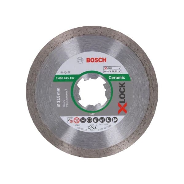 Bosch Disco de Corte Diamantado Standard X-LOCK para Cerâmica Ø115 mm