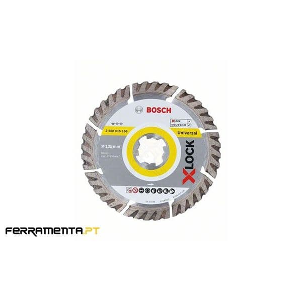 Bosch Disco Diamantado X-lock Standard 125mm -2.608.615.166-bosch