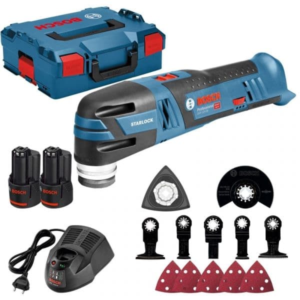 Bosch Multiferramenta sem fios GOP 12V-28 + L-BOXX + Laminas - 06018B5006