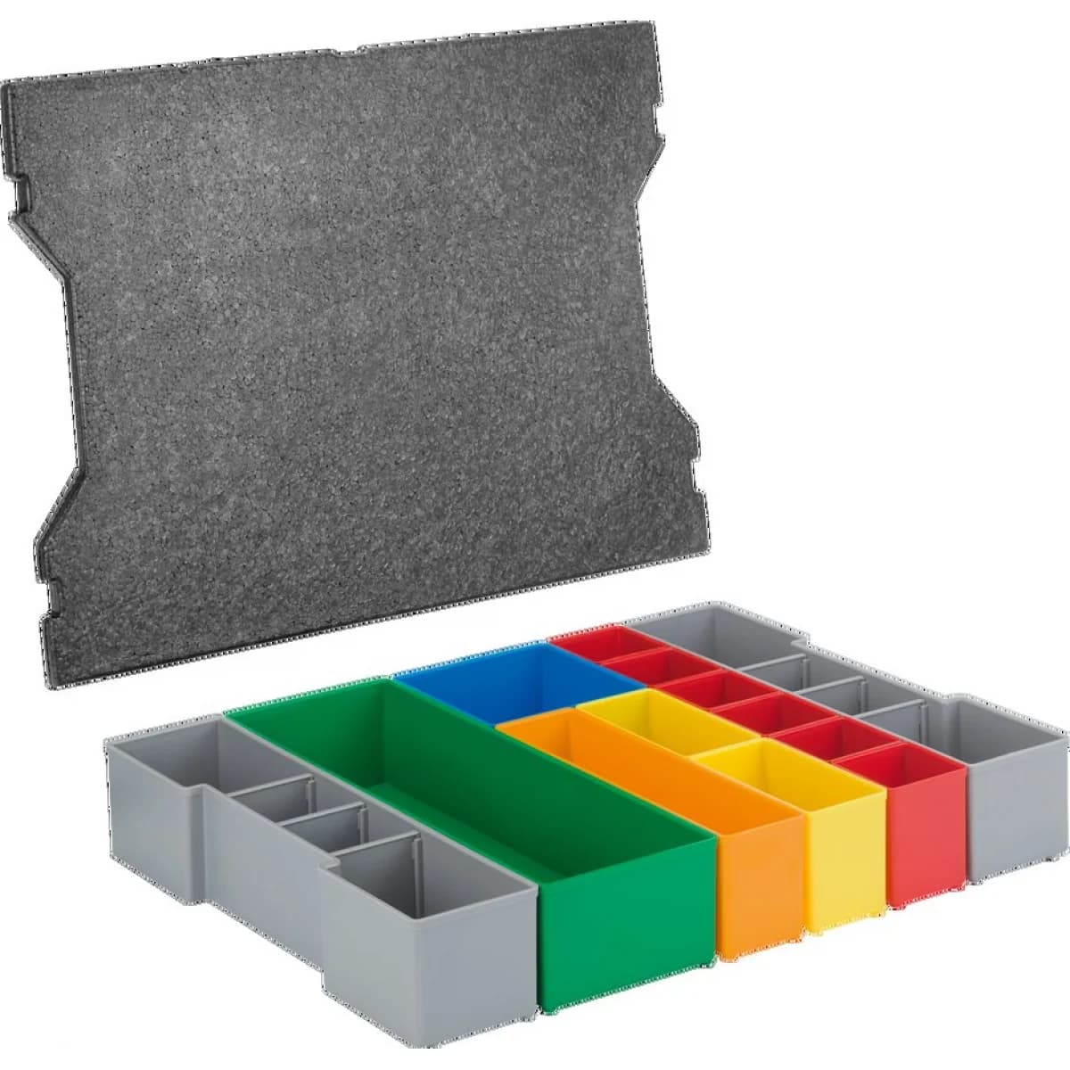 Caixas para o armazenamento de peças pequenas L-BOXX 102 inset box Set 13 unidades refª 1600A016N8 BOSCH - 1.600.A01.6N8 - Ferramentaspro.pt