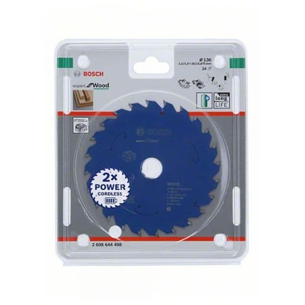 Bosch Professional Expert 136x20x1.5/1x24d Cl Wood Circular Disc Azul