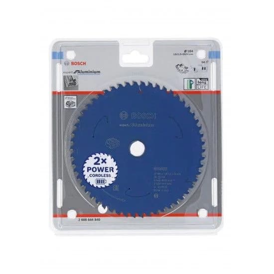 Disco Expert for Aluminium 184x1,8/1,3x20 T54 refª 2608644540 BOSCH - 2608644540 - Ferramentaspro.pt