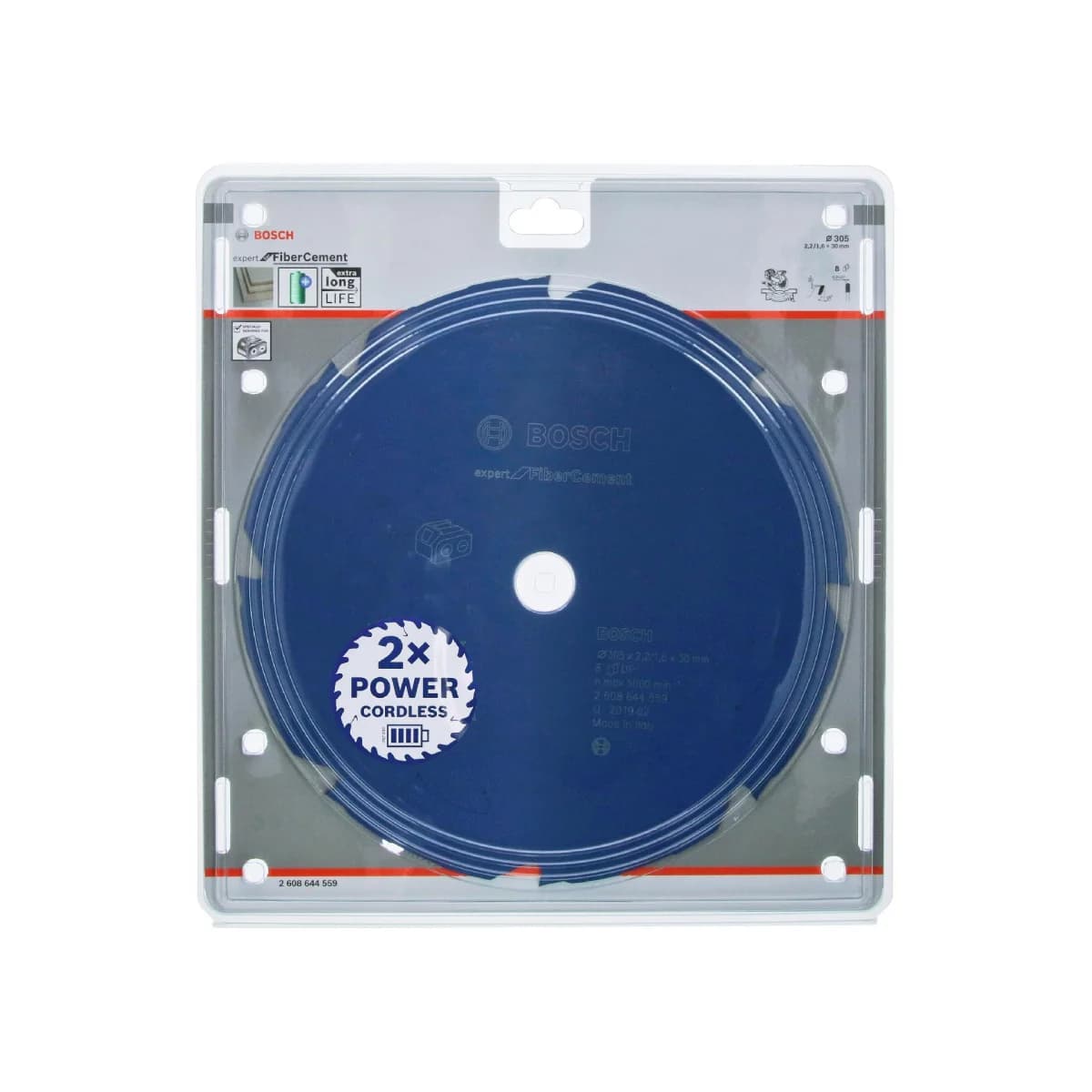 Disco Expert for Fibre Cement 305x2,2/1,6x30 T8 refª 2608644559 BOSCH - 2608644559 - Ferramentaspro.pt