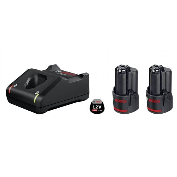 Bosch Bateria Recarregável 2x 3.0Ah, GAL 12V-40 - 1600A019RD