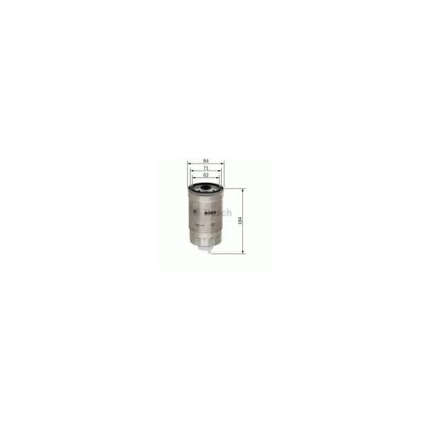 Bosch Filtro Box de combustivel 1457434187