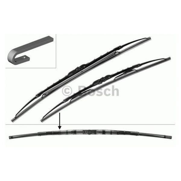 Bosch - 3 397 001 583 - conjunto de 2 escova de limpa - vidros - 3165141094992