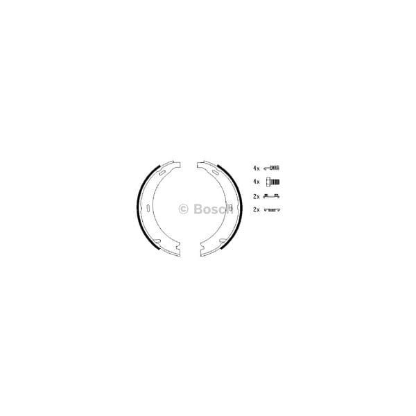 BOSCH Jogo de maxilas de travão - 3165141179064