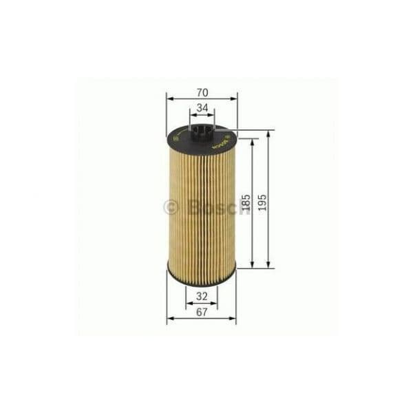 Bosch - 1 457 429 152 - Filtro de óleo - 3165141238013
