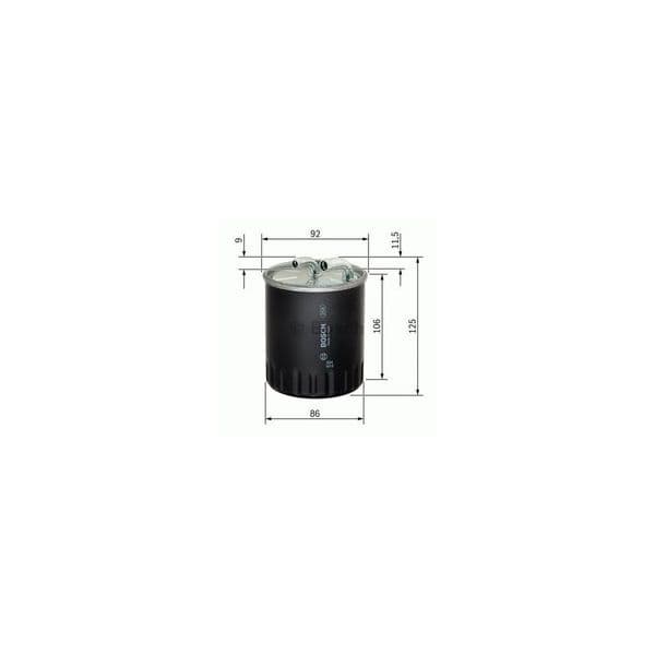 Bosch - 1 457 434 437 - Filtro de combustível - 3165143430712
