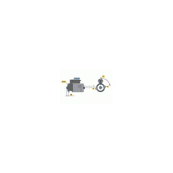 Bosch Motor de Arranque 0986020280