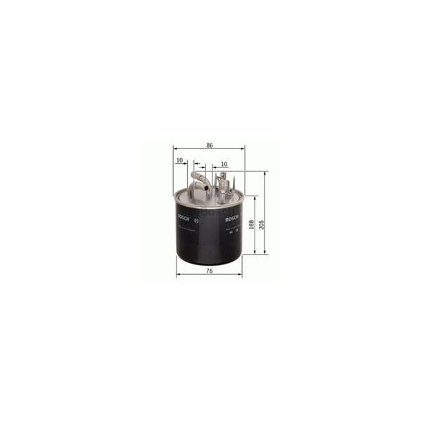 Bosch - 0 450 906 459 - Filtro de combustível - 3165143609187
