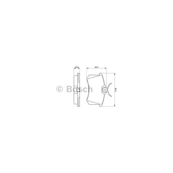 BOSCH Jogo de pastilhas para travão de disco - 3165143661604