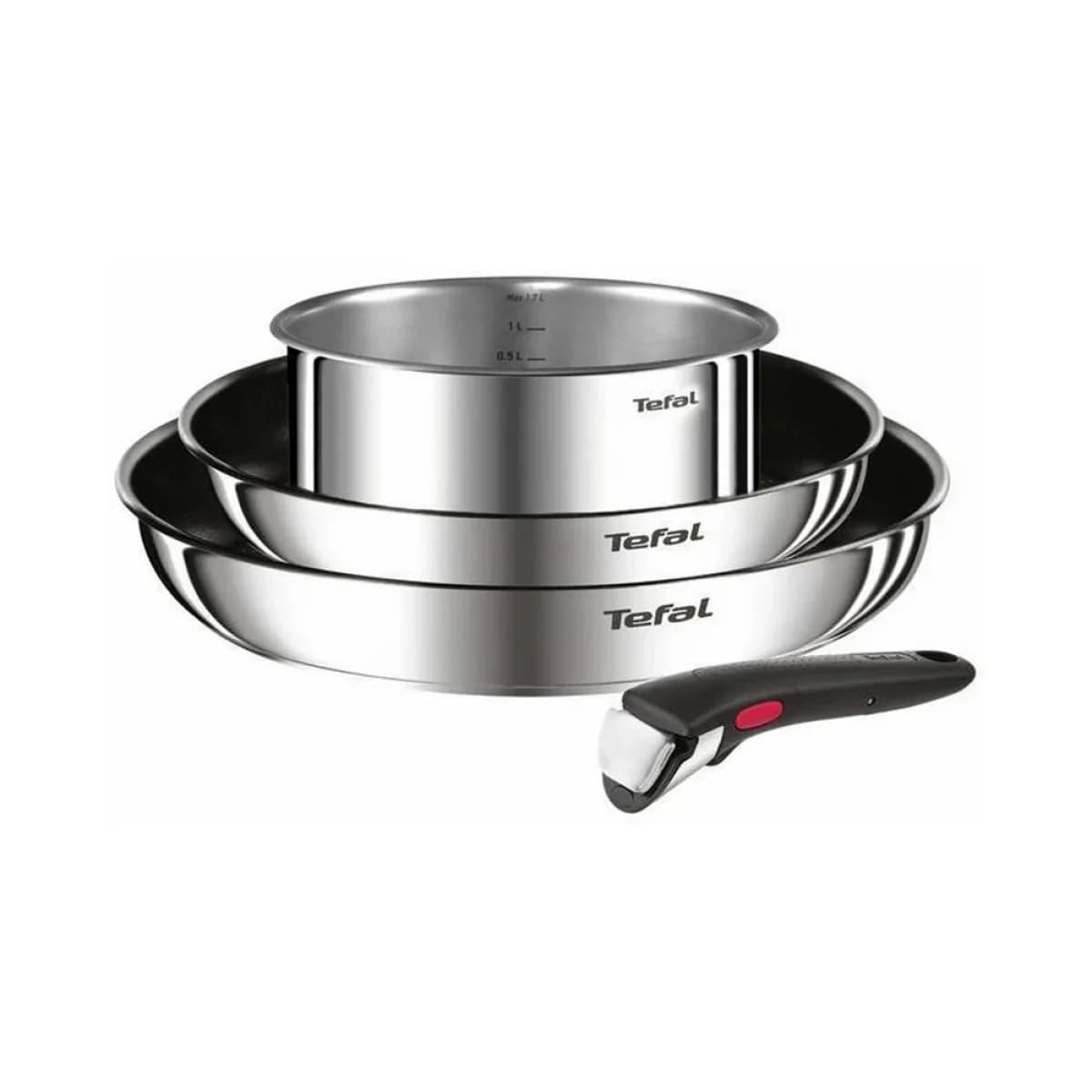 Tefal Ingenio Cook Eat L881S404 (4 Peças, 2 Frigideiras + Panela + Alça)