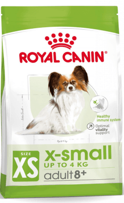 Royal Canin X-Small Adult 8+ 1,5Kg Ração para Cão - Campet