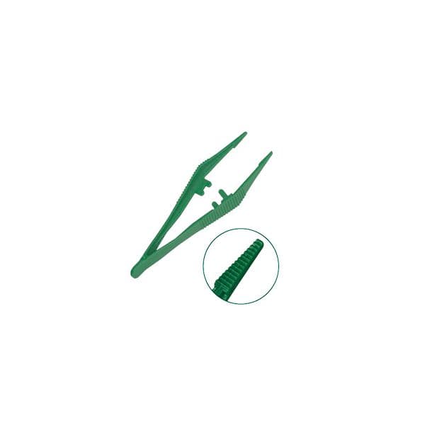 Pinça de Plástico Verde Esterilizada 35 Unidade - 489-001