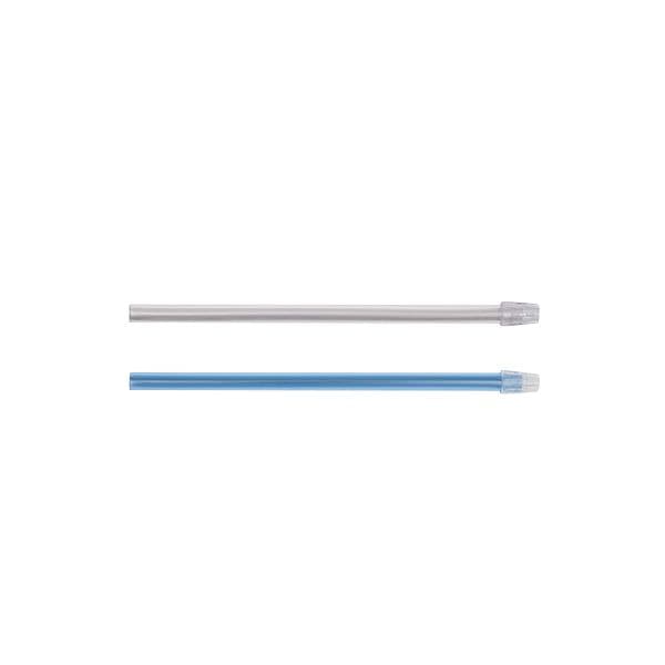 Ejetor Saliva Transparente/Azul 15cm 100 Unidades